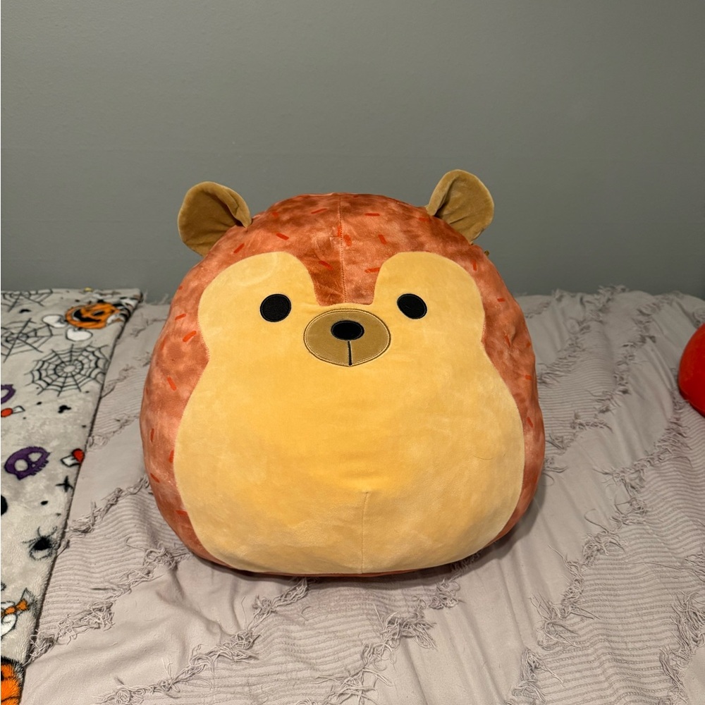 Squishmallows Brown and Tan Stuffed Animal